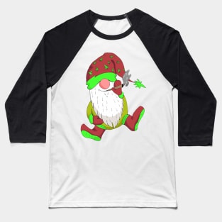 Gnome Stoner Baseball T-Shirt